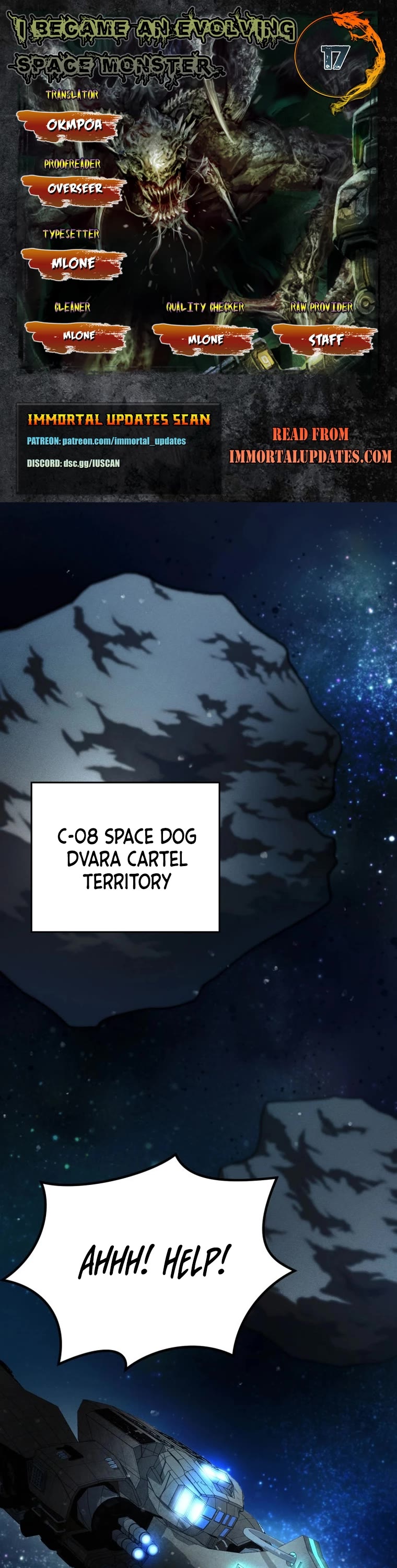 I Became an Evolving Space Monster chapter 17 page 1