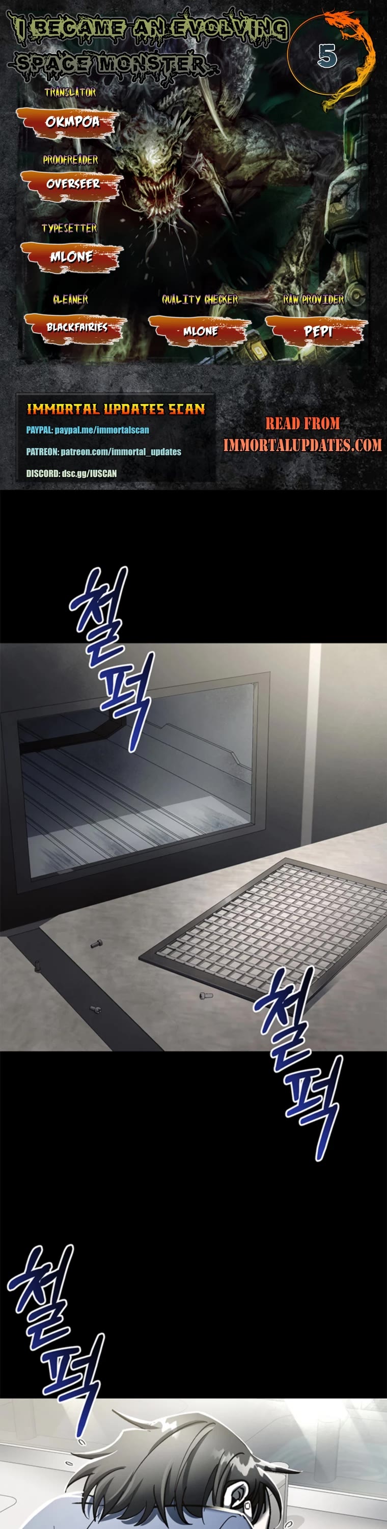 I Became an Evolving Space Monster chapter 5 page 1