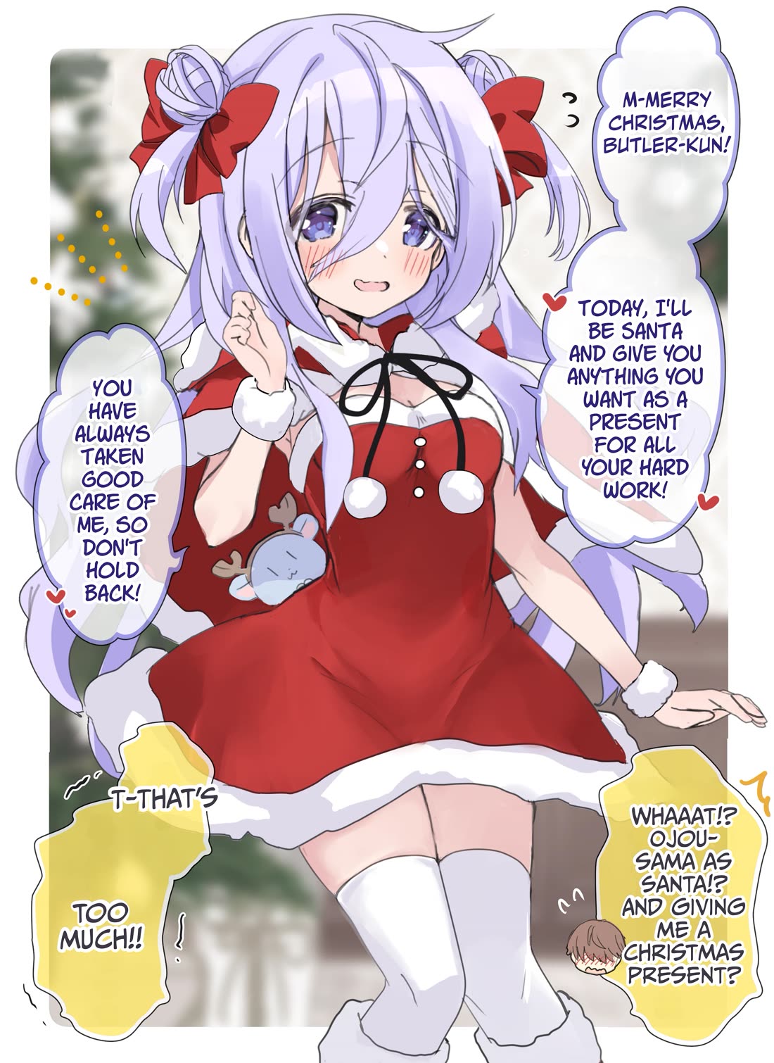 I Became the Butler of the Gloomy Young Lady in My Class chapter 39 page 1