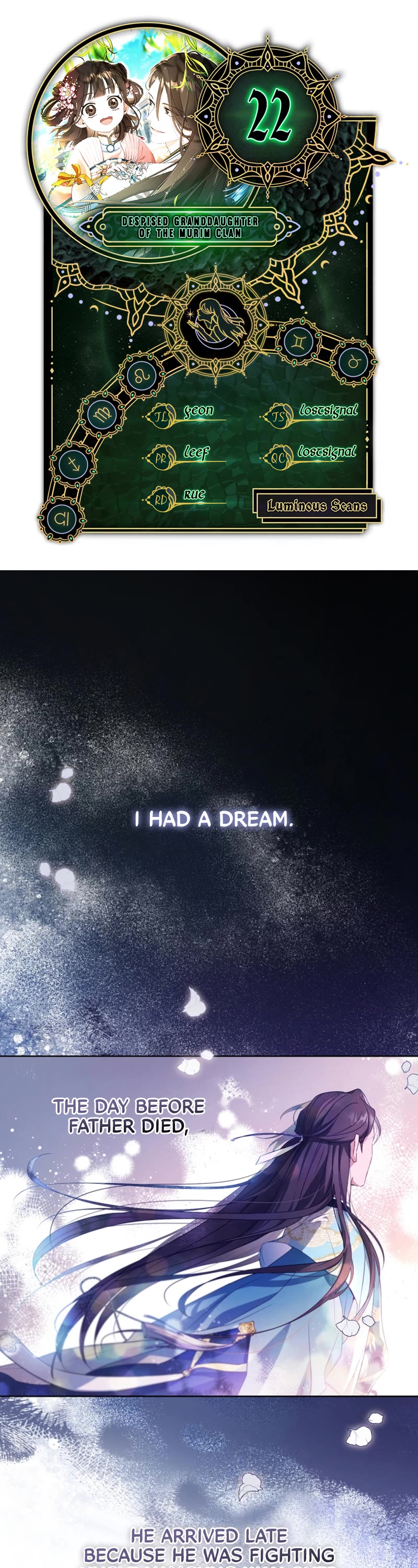 I Became the Despised Granddaughter of the Murim Family chapter 22 page 1