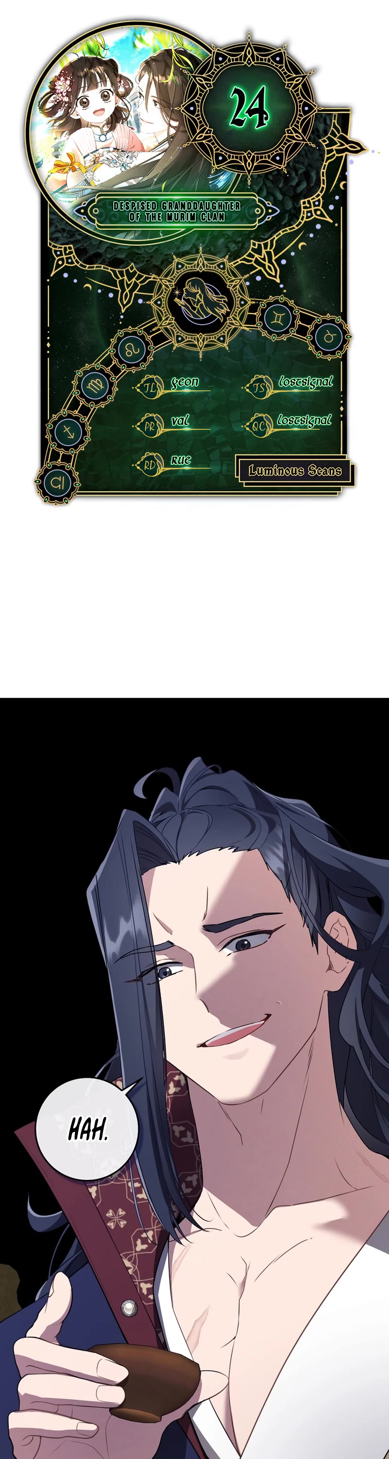 I Became the Despised Granddaughter of the Murim Family chapter 24 page 1