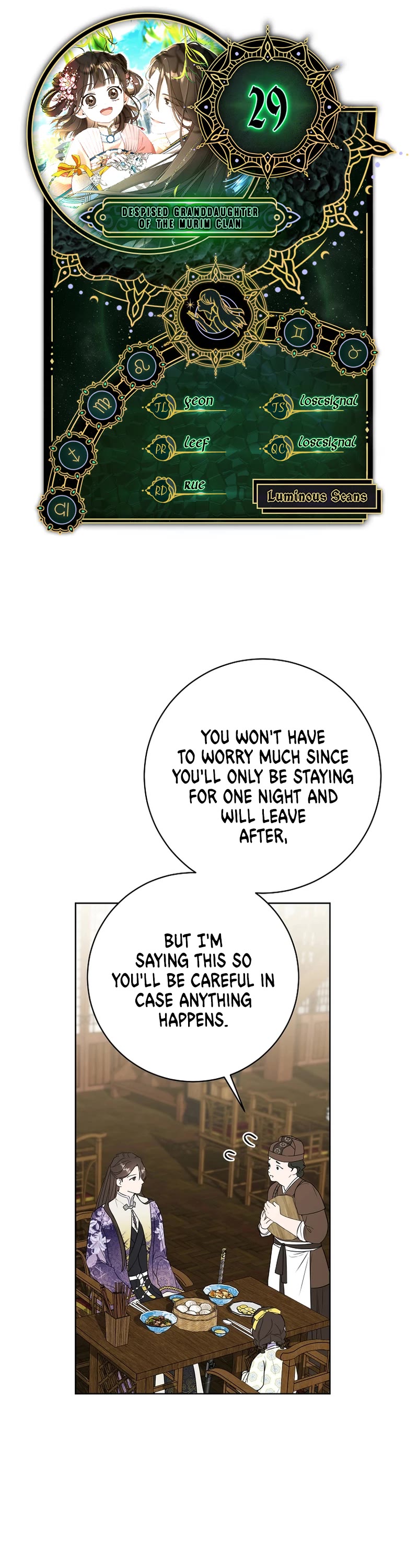 I Became the Despised Granddaughter of the Murim Family chapter 29 page 1