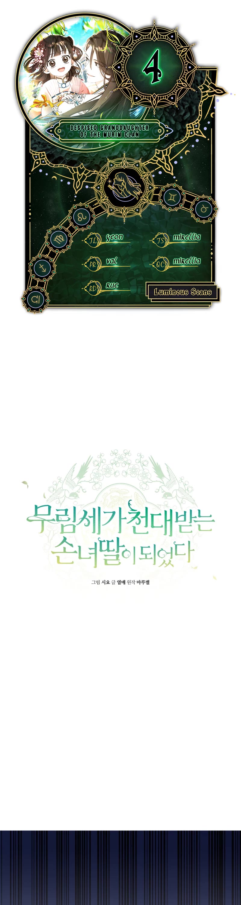 I Became the Despised Granddaughter of the Murim Family chapter 4 page 1