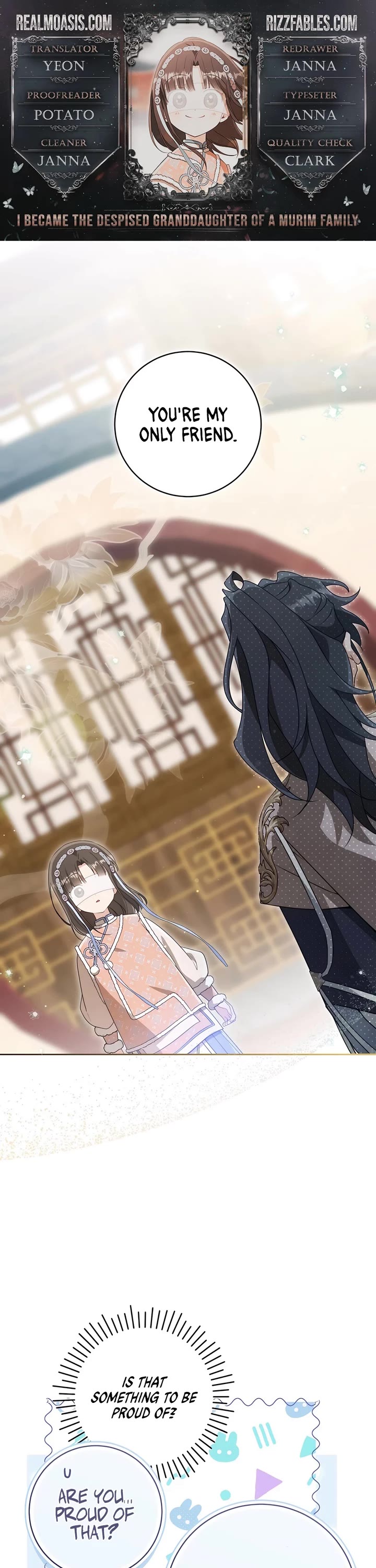 I Became the Despised Granddaughter of the Murim Family chapter 78 page 1