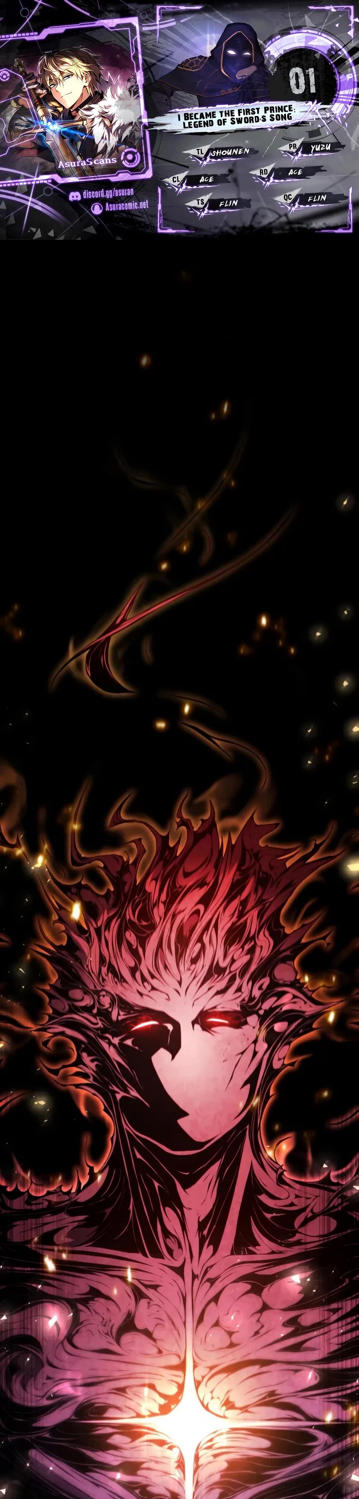 I Became the First Prince: Legend of Sword's Song chapter 1 page 1