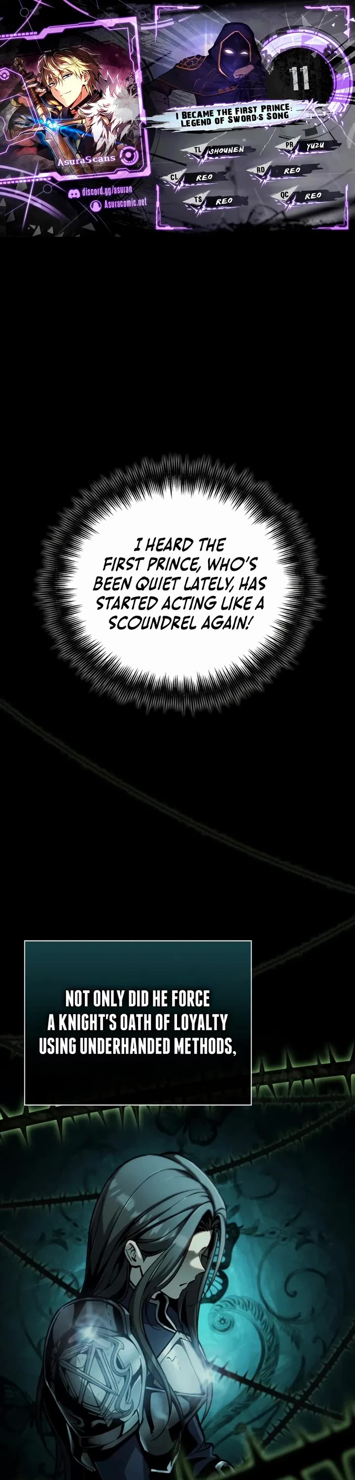 I Became the First Prince: Legend of Sword's Song chapter 11 page 1