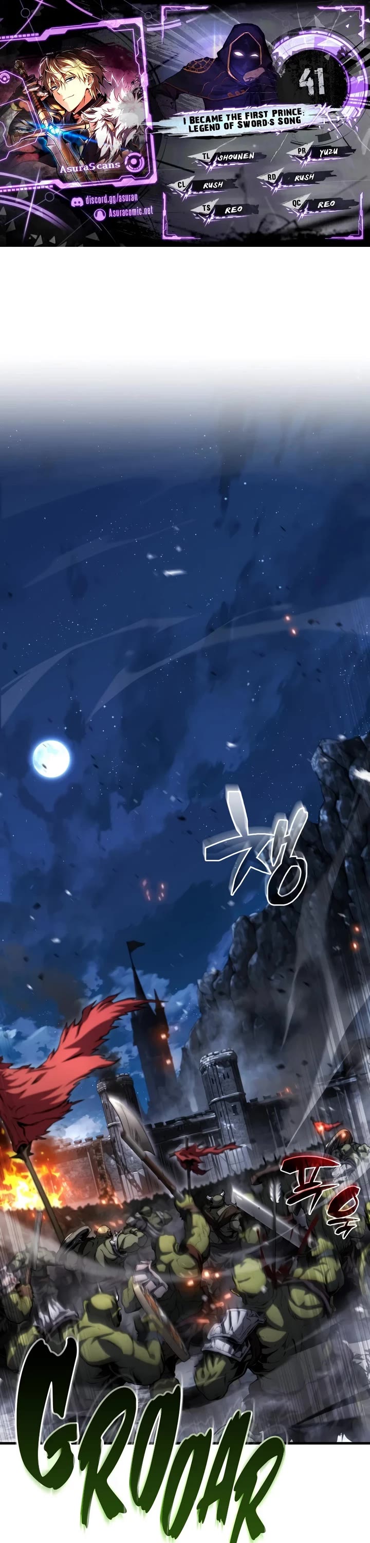 I Became the First Prince: Legend of Sword's Song chapter 41 page 1