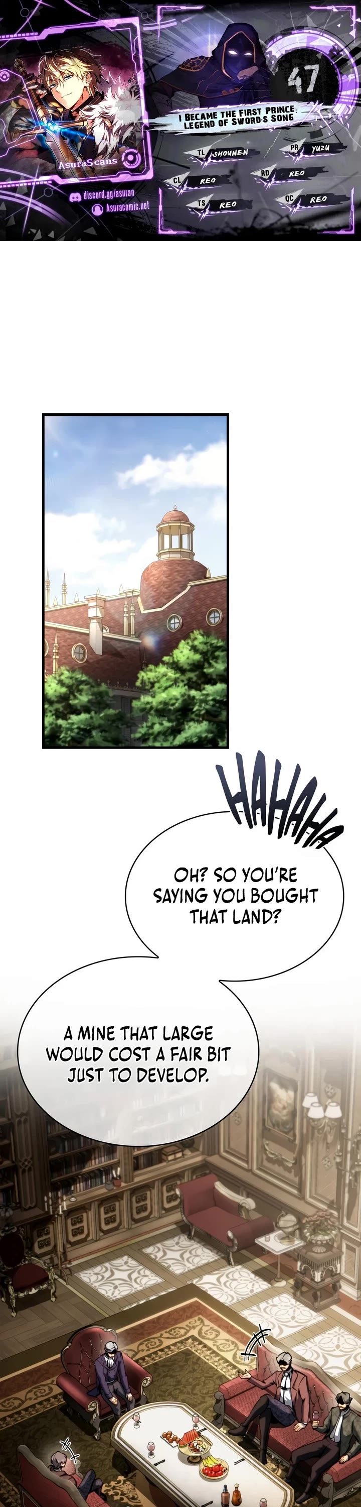 I Became the First Prince: Legend of Sword's Song chapter 47 page 1