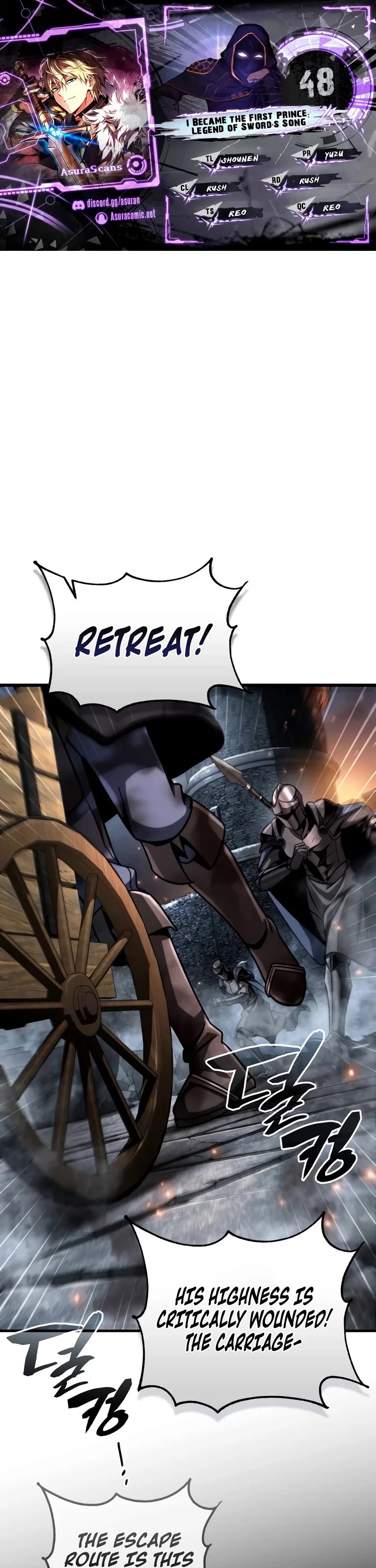 I Became the First Prince: Legend of Sword's Song chapter 48 page 1