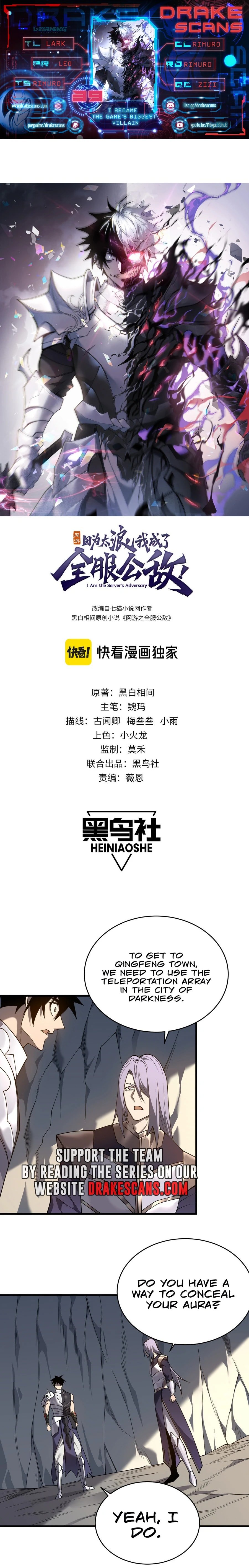 I Became the Game’s Biggest Villain chapter 39 page 1