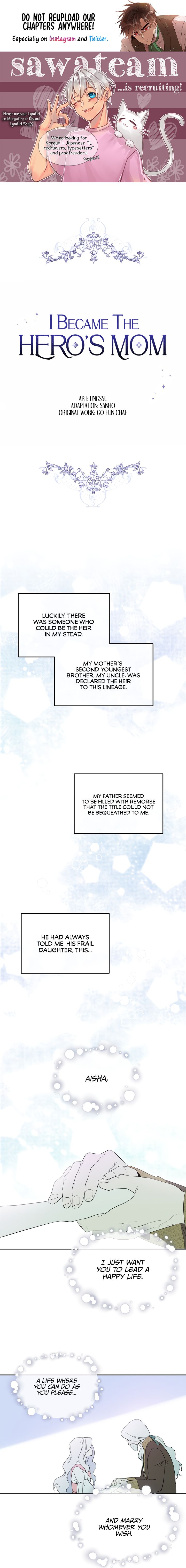 I Became the Hero's Mom chapter 26 page 1