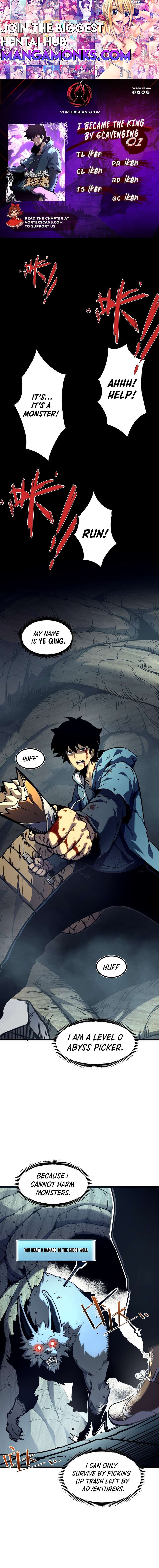 I Became The King by Scavenging chapter 1 page 1