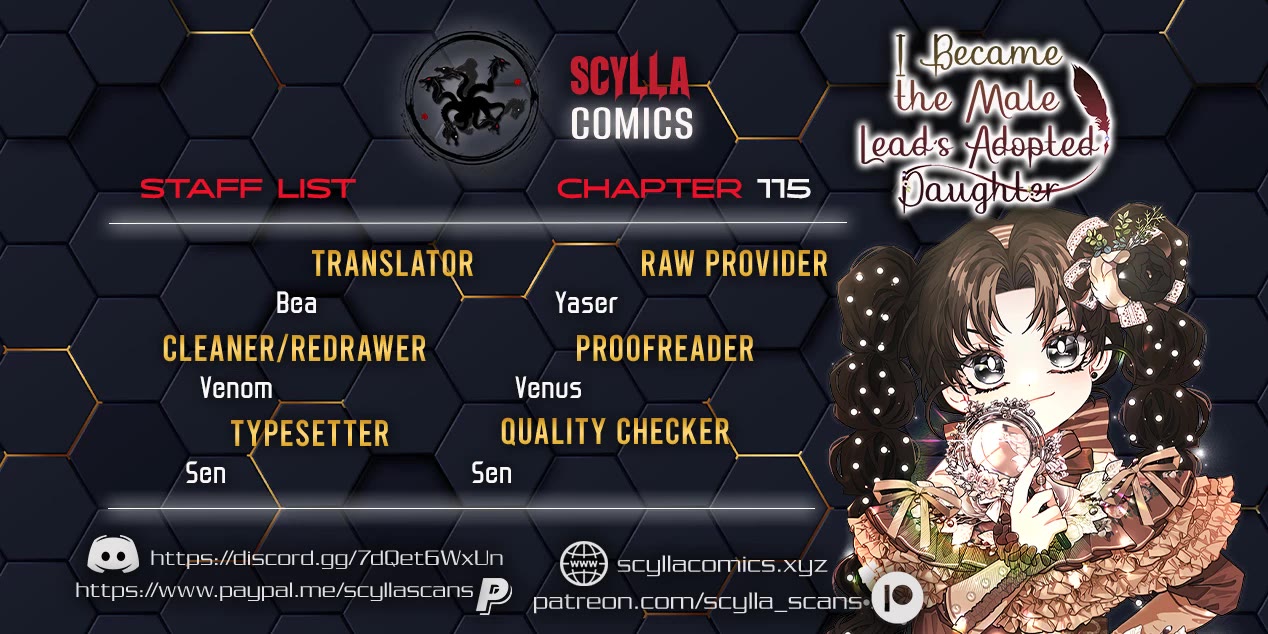 I became the Male Lead’s Adopted Daughter chapter 115 page 1