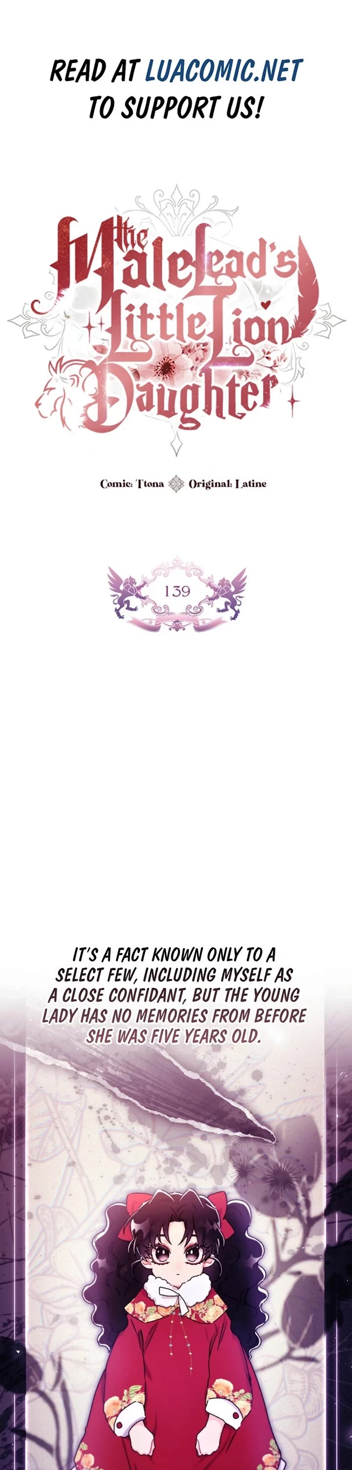 I became the Male Lead’s Adopted Daughter chapter 139 page 1