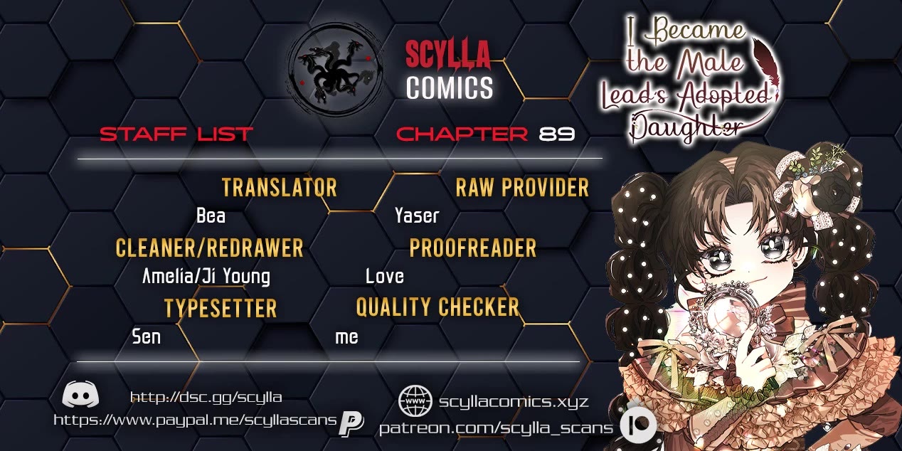 I became the Male Lead’s Adopted Daughter chapter 89 page 1