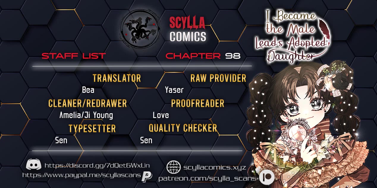 I became the Male Lead’s Adopted Daughter chapter 98 page 1