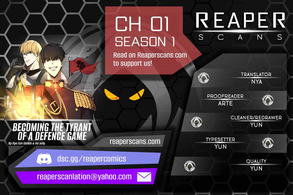 I Became the Tyrant of a Defence Game chapter 1 page 1