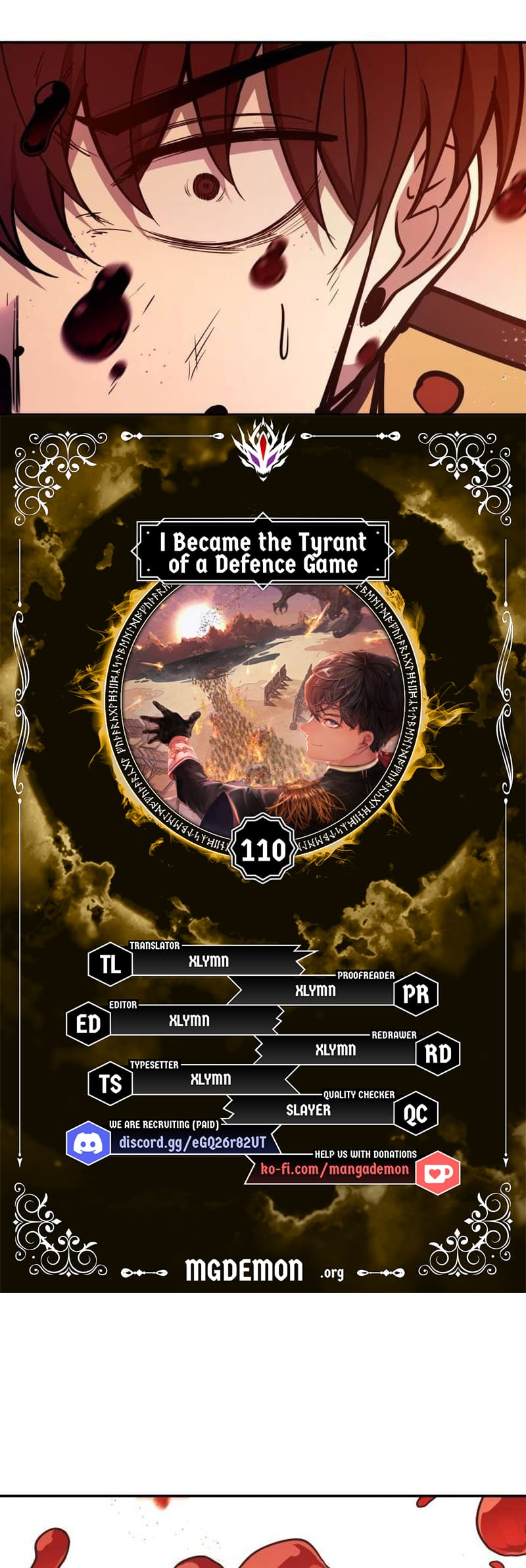 I Became the Tyrant of a Defense Game chapter 110 page 2