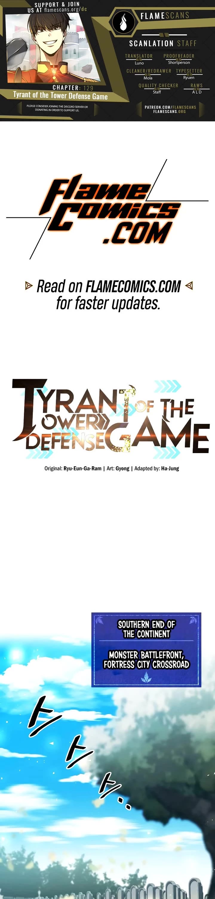 I Became the Tyrant of a Defense Game chapter 129 page 1