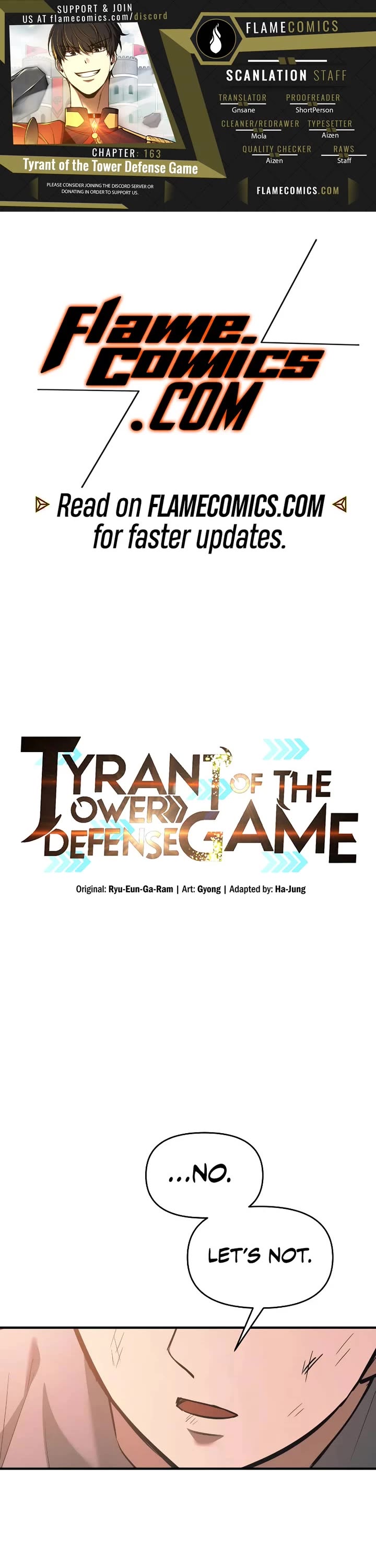I Became the Tyrant of a Defense Game chapter 163 page 1
