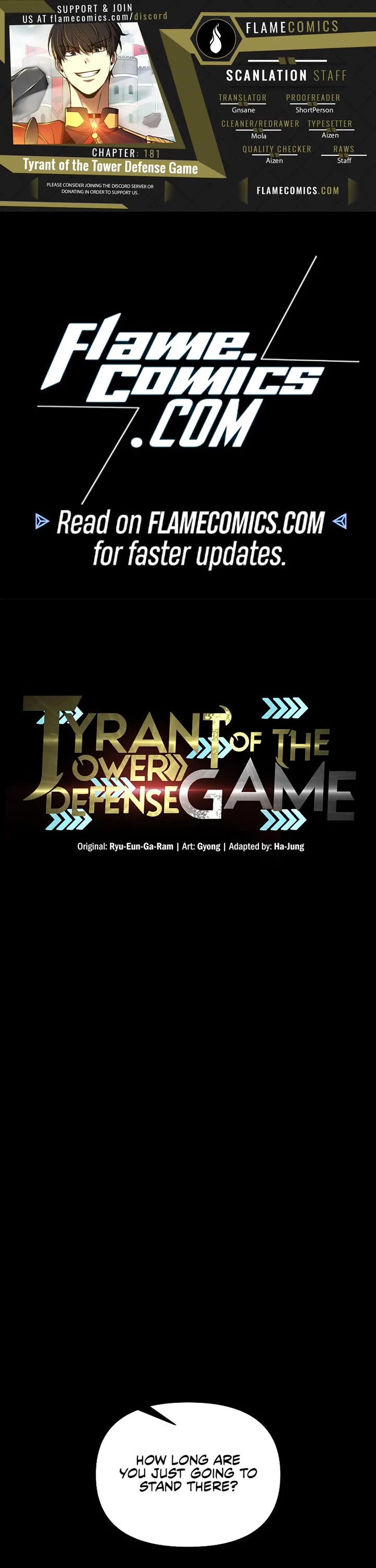 I Became the Tyrant of a Defense Game chapter 181 page 1