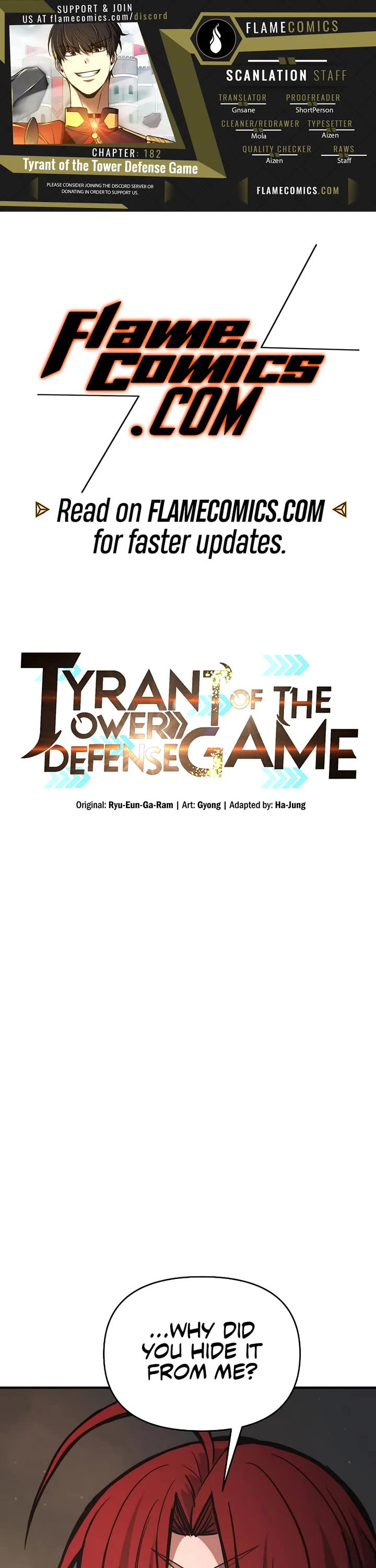 I Became the Tyrant of a Defense Game chapter 182 page 1