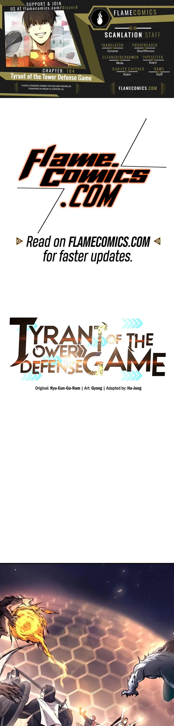 I Became the Tyrant of a Defense Game chapter 184 page 1
