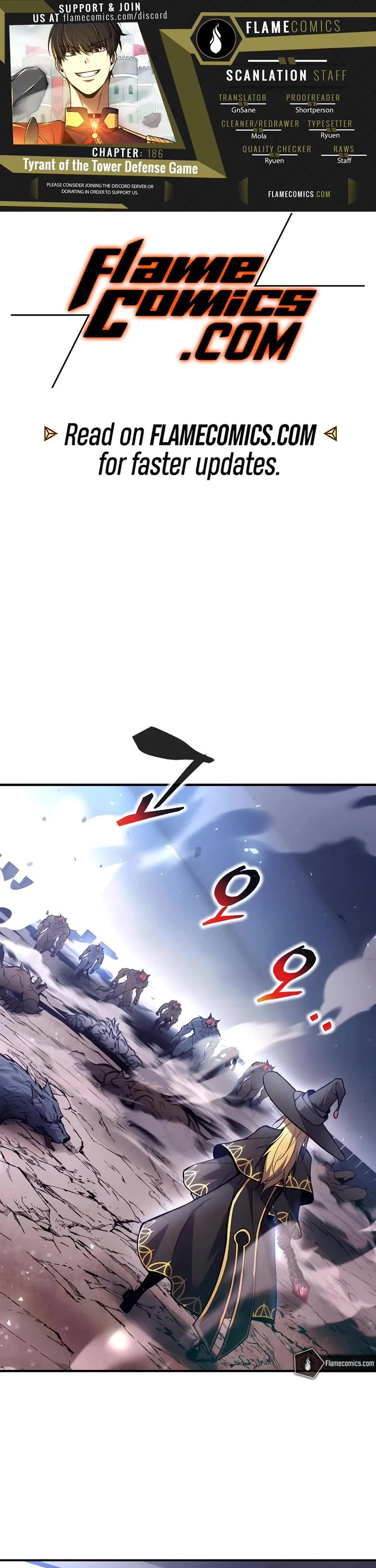 I Became the Tyrant of a Defense Game chapter 186 page 1