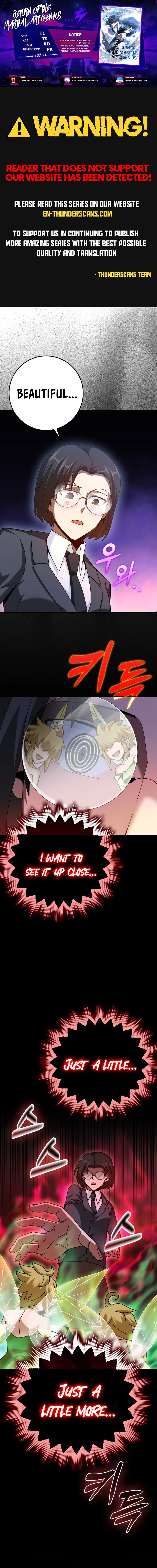 I Came Back as a Martial Genius chapter 32 page 1