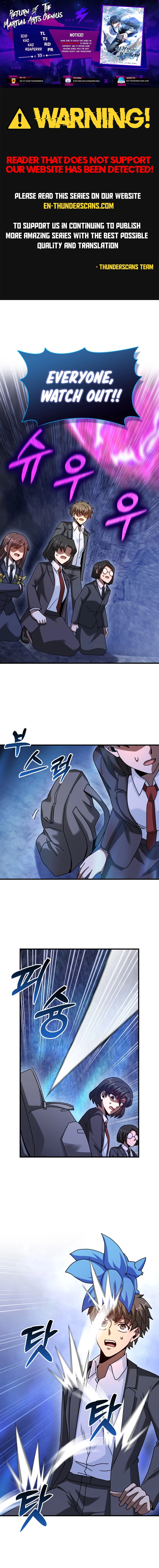 I Came Back as a Martial Genius chapter 33 page 1