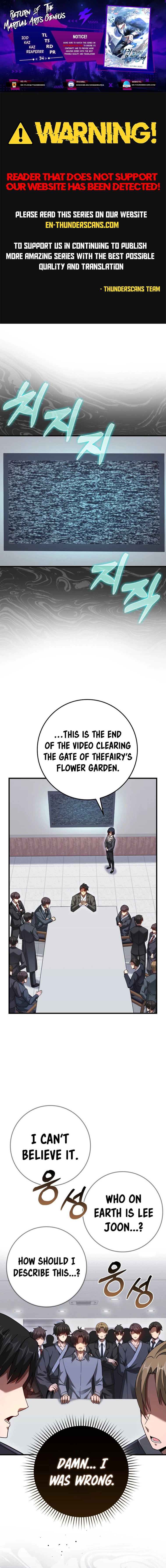 I Came Back as a Martial Genius chapter 34 page 1