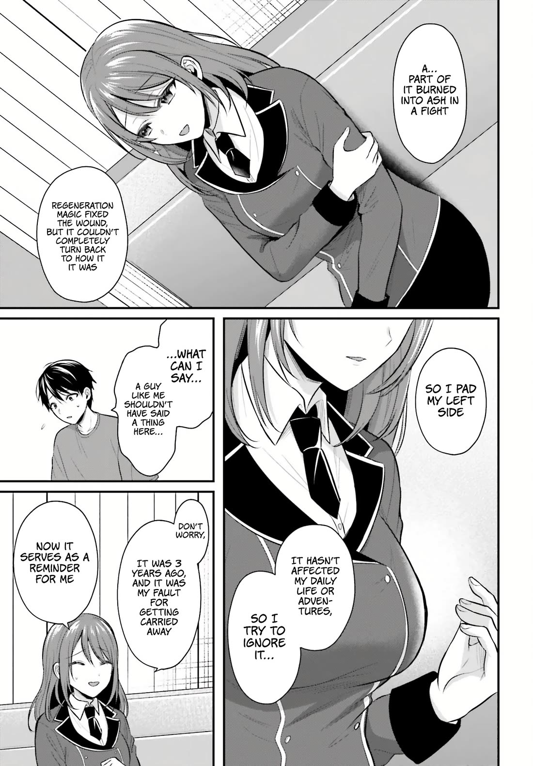 I couldn't become an Adventurer, so I'll help troubled girls with my [Breast Correction] Skill!? chapter 14 page 14