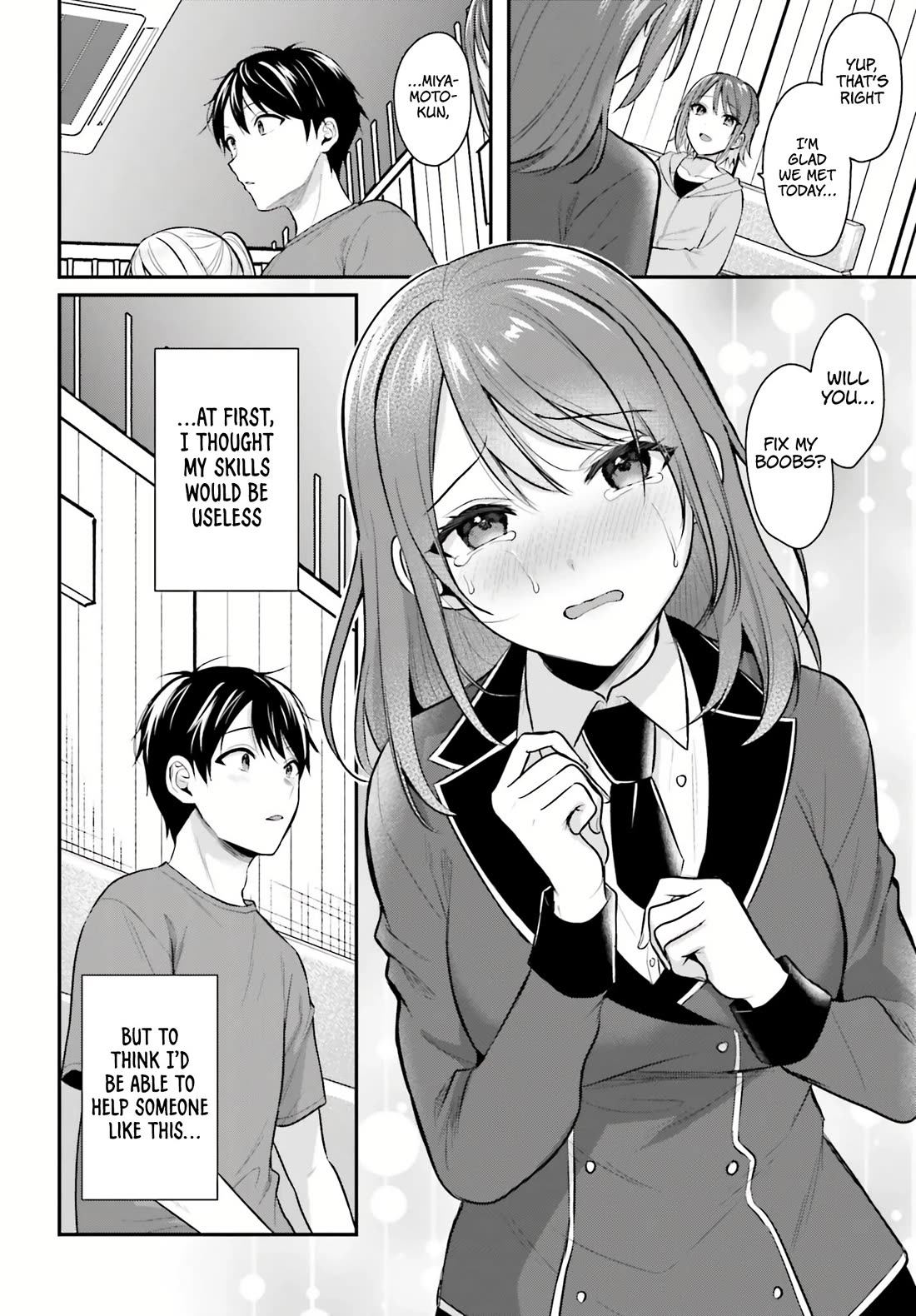 I couldn't become an Adventurer, so I'll help troubled girls with my [Breast Correction] Skill!? chapter 14 page 21