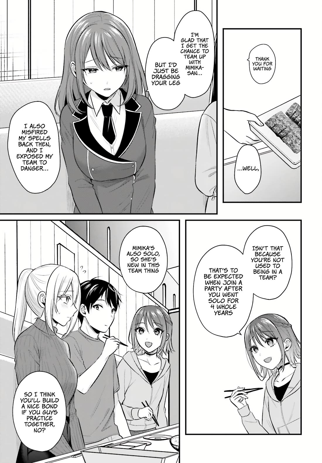 I couldn't become an Adventurer, so I'll help troubled girls with my [Breast Correction] Skill!? chapter 14 page 8