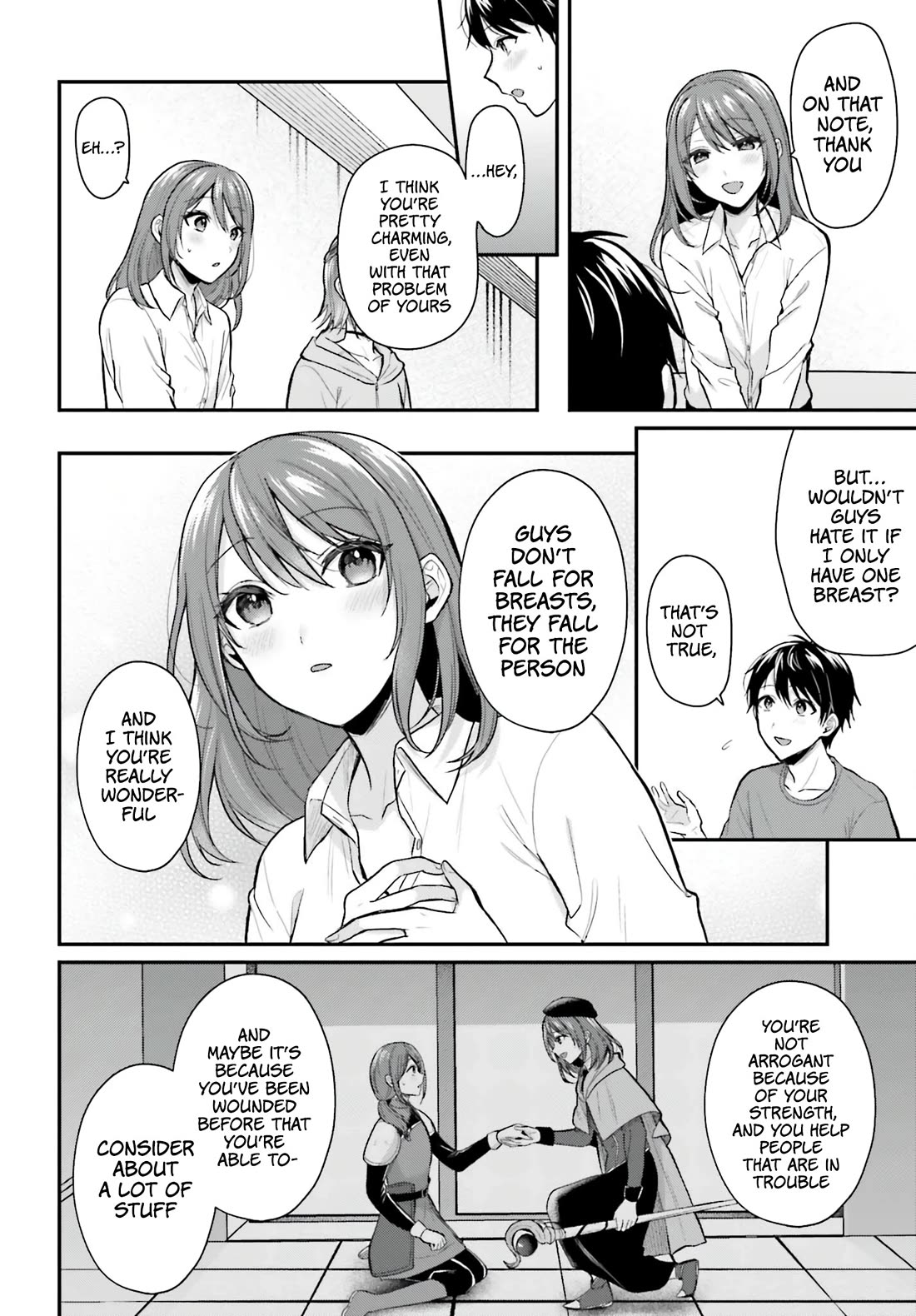 I couldn't become an Adventurer, so I'll help troubled girls with my [Breast Correction] Skill!? chapter 16 page 13