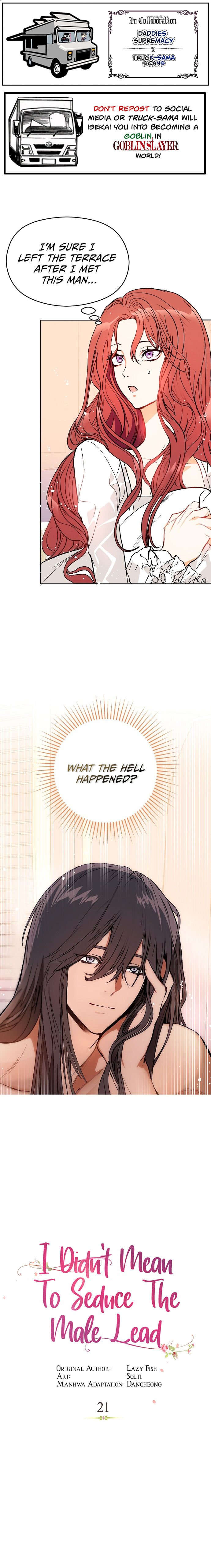 I Didn’t Mean To Seduce The Male Lead chapter 21 page 1