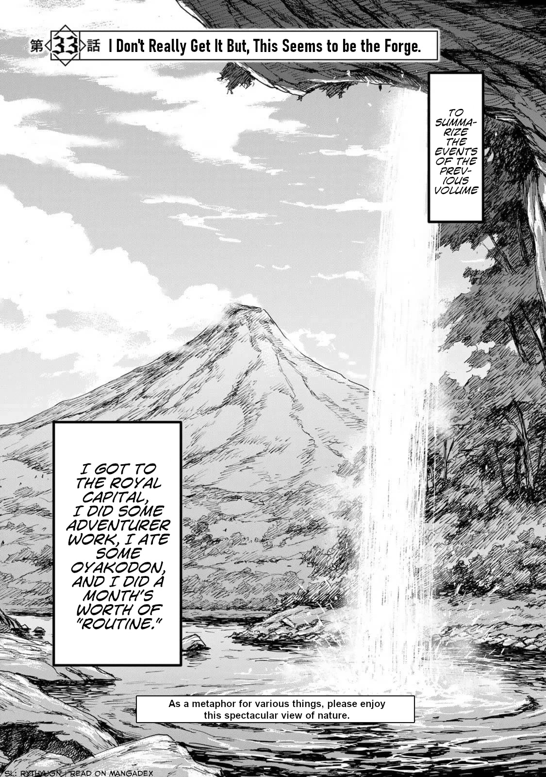 I Don't Really Get it, but it Looks like I Was Reincarnated in an Another World chapter 33 page 1