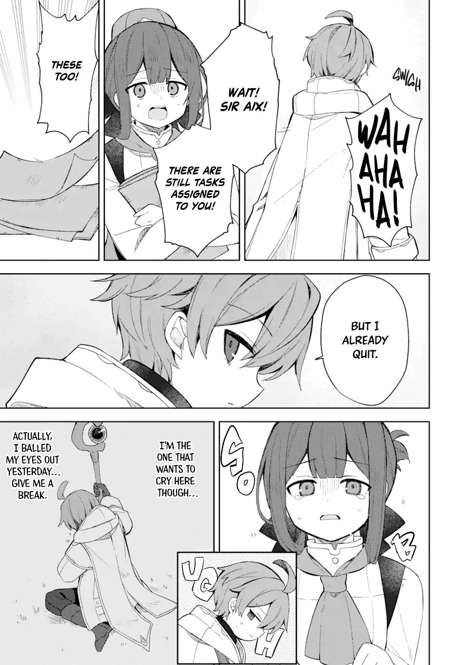 "I… Don't Want to Work Anymore" I Quit Being an Adventurer. Even if You Treat Me Better Now, I Won't Do It. I Will NEVER Work Again. chapter 1.1 page 11