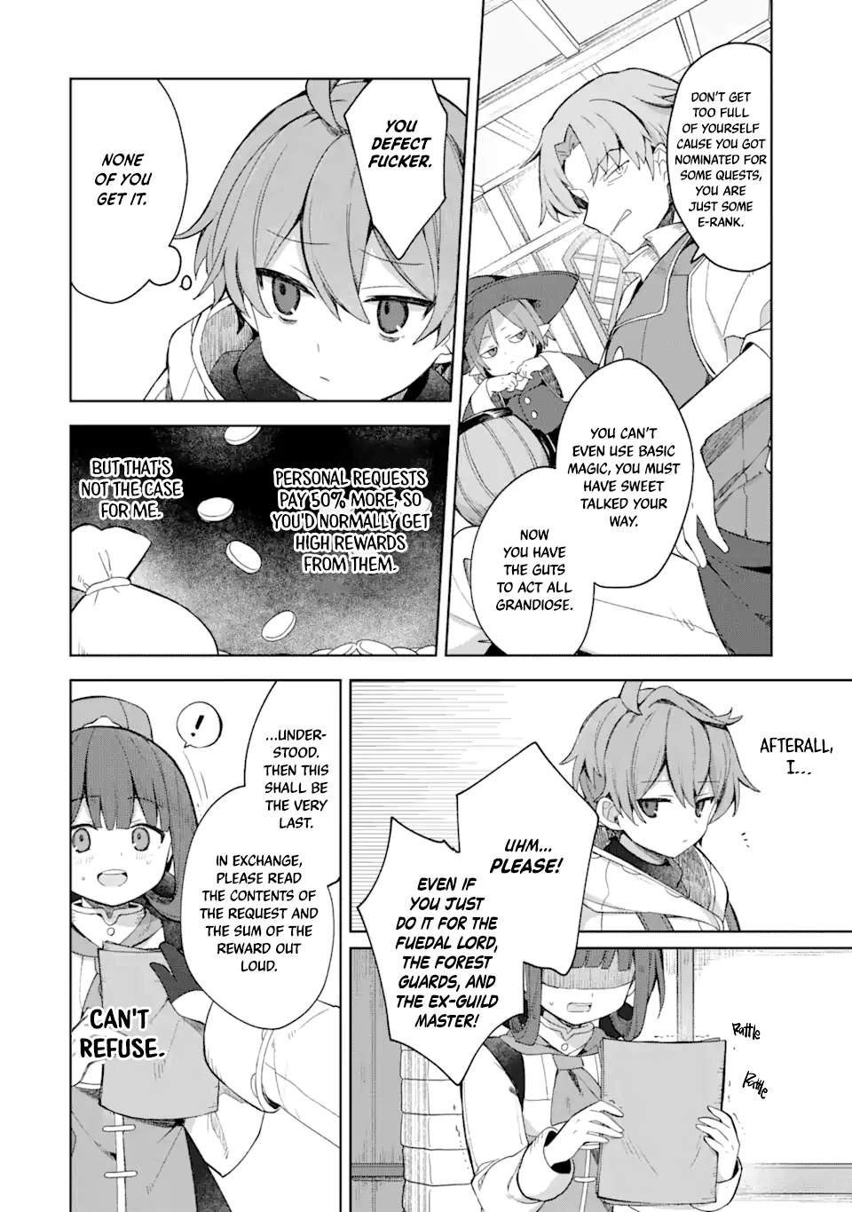 "I… Don't Want to Work Anymore" I Quit Being an Adventurer. Even if You Treat Me Better Now, I Won't Do It. I Will NEVER Work Again. chapter 1.1 page 12