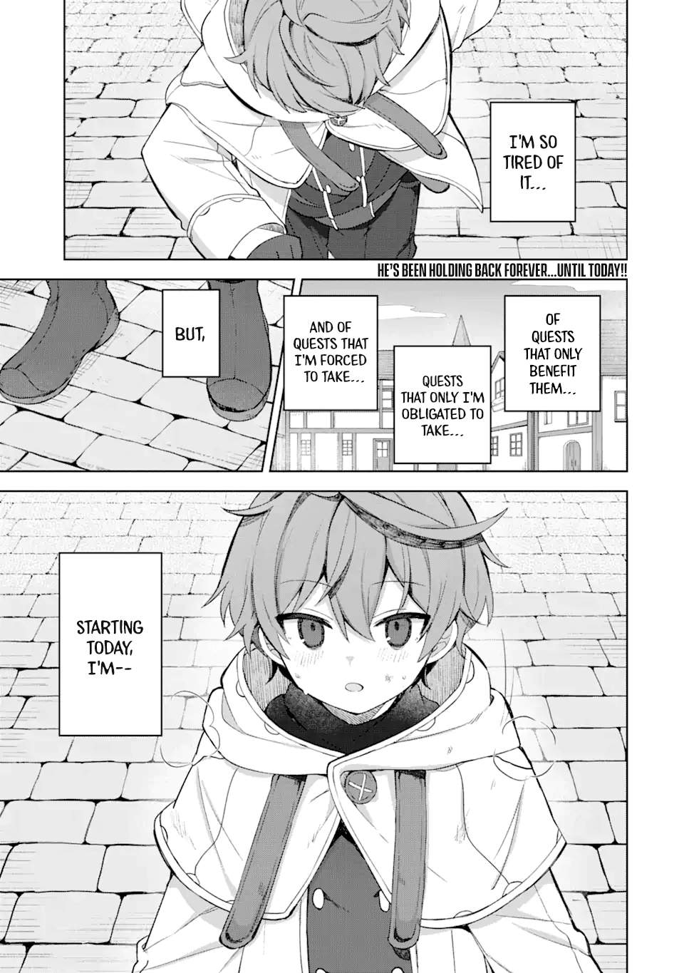 "I… Don't Want to Work Anymore" I Quit Being an Adventurer. Even if You Treat Me Better Now, I Won't Do It. I Will NEVER Work Again. chapter 1.1 page 2