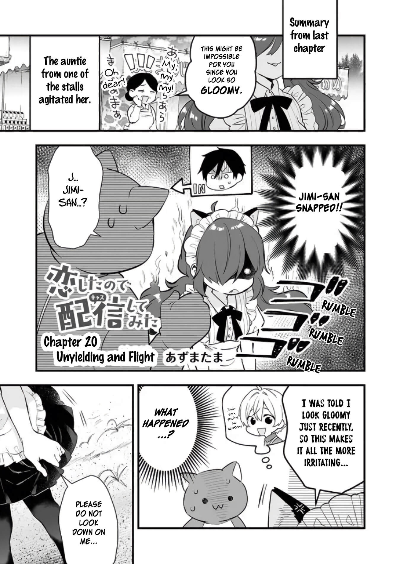 I Fell in Love, so I Tried Livestreaming. chapter 20 page 1