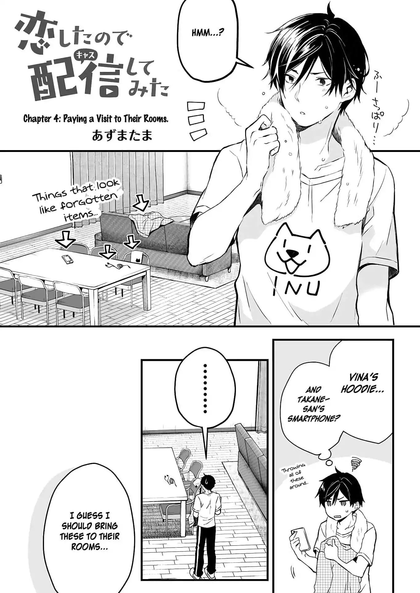 I Fell in Love, so I Tried Livestreaming. chapter 4 page 1