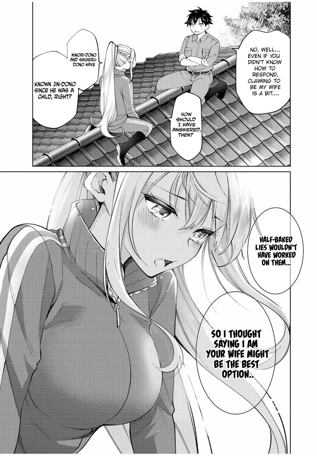 I Found a Female Knight in a Rice Field, in the Countryside They Think She’s My Wife chapter 10 page 13