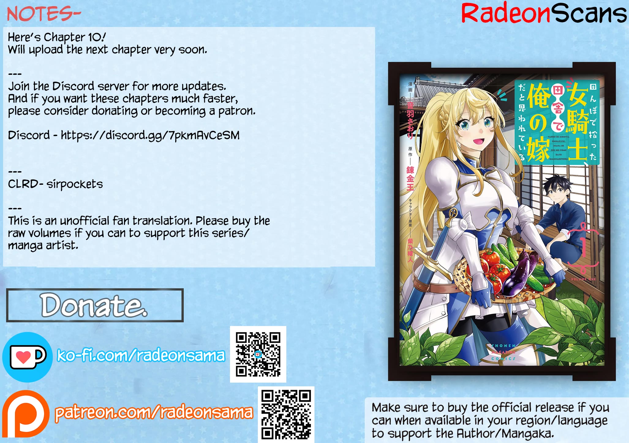 I Found a Female Knight in a Rice Field, in the Countryside They Think She’s My Wife chapter 10 page 19