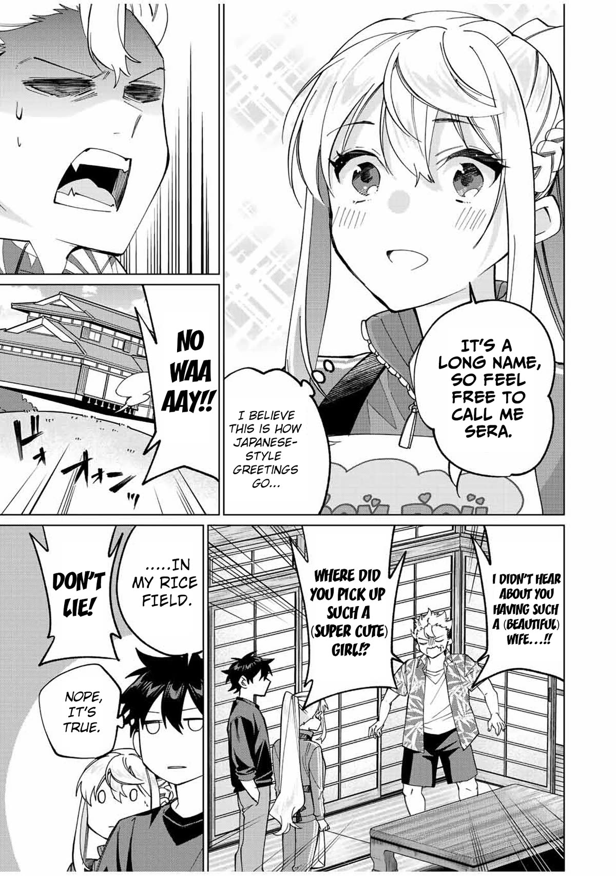 I Found a Female Knight in a Rice Field, in the Countryside They Think She’s My Wife chapter 12 page 9