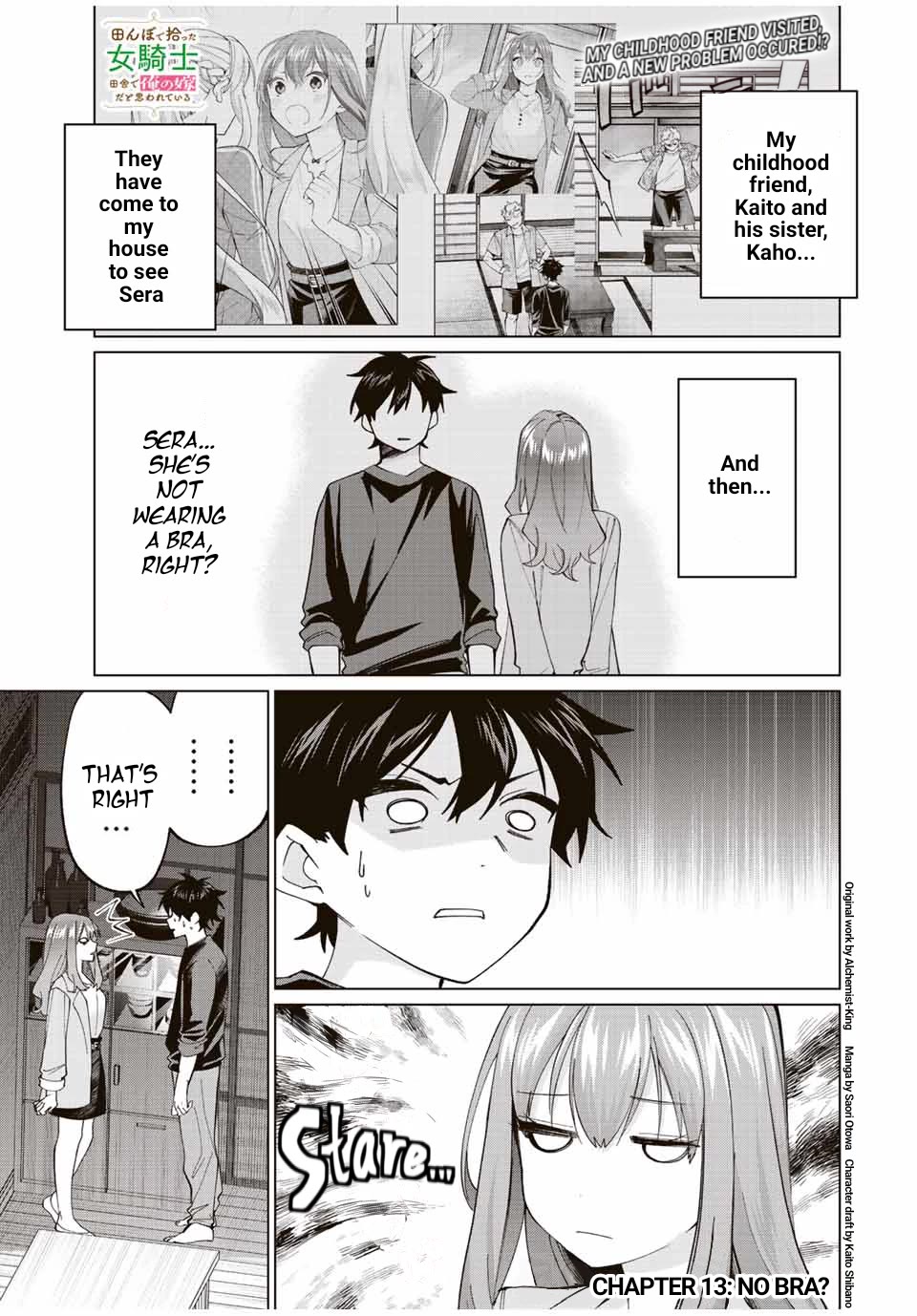 I Found a Female Knight in a Rice Field, in the Countryside They Think She’s My Wife chapter 13 page 1