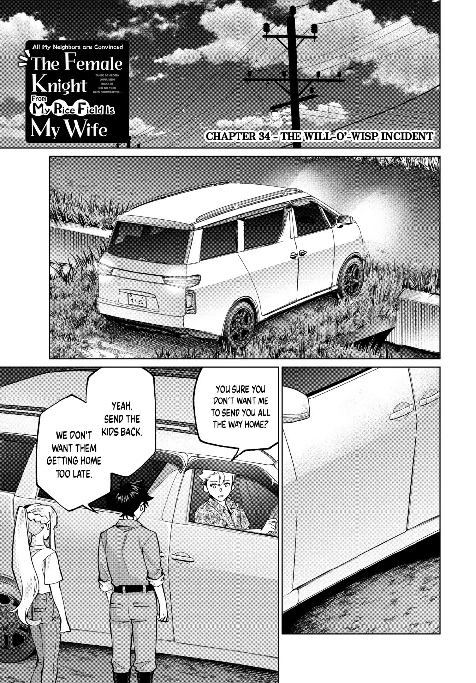 I Found a Female Knight in a Rice Field, in the Countryside They Think She’s My Wife chapter 34 page 1