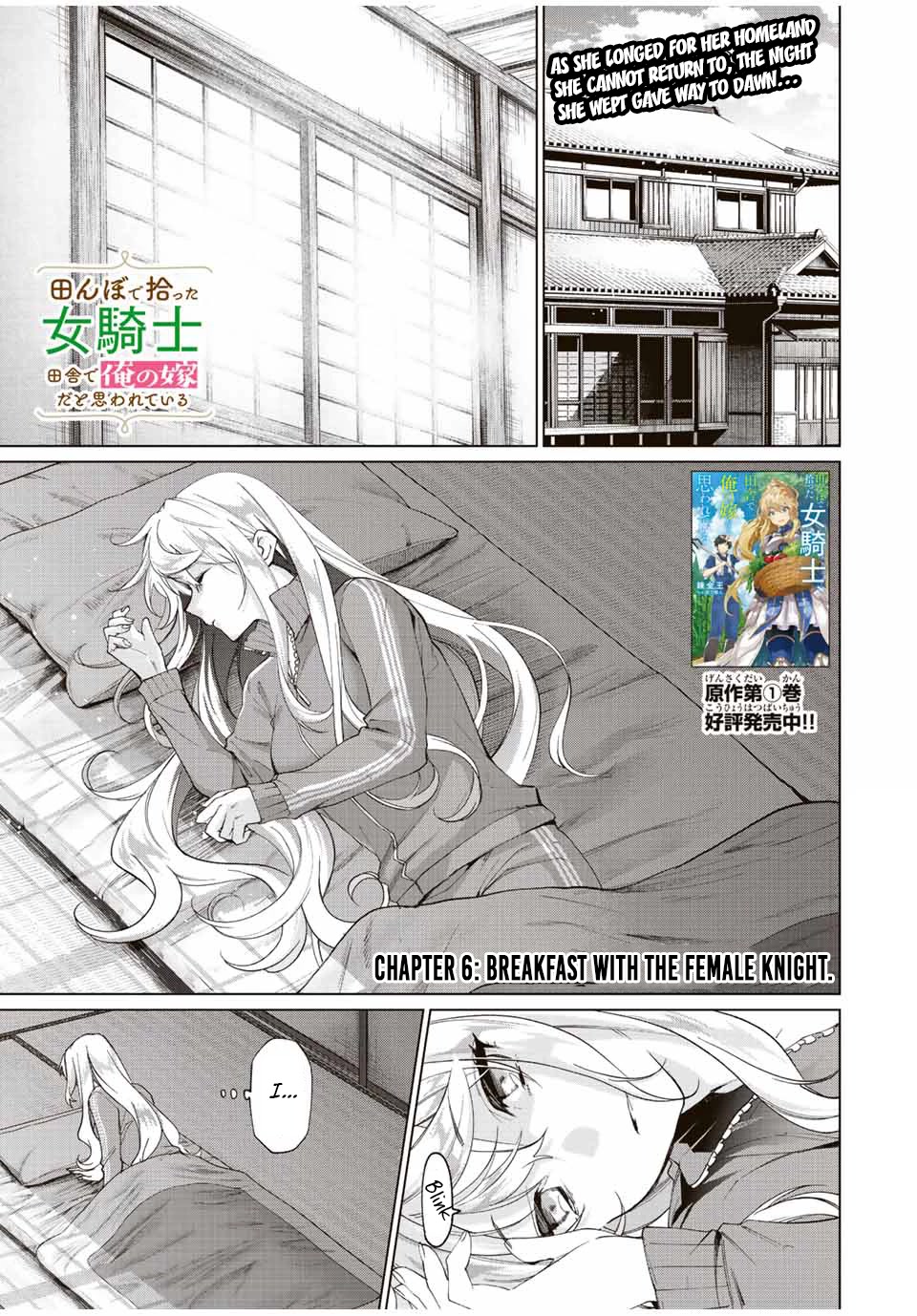 I Found a Female Knight in a Rice Field, in the Countryside They Think She’s My Wife chapter 6 page 1