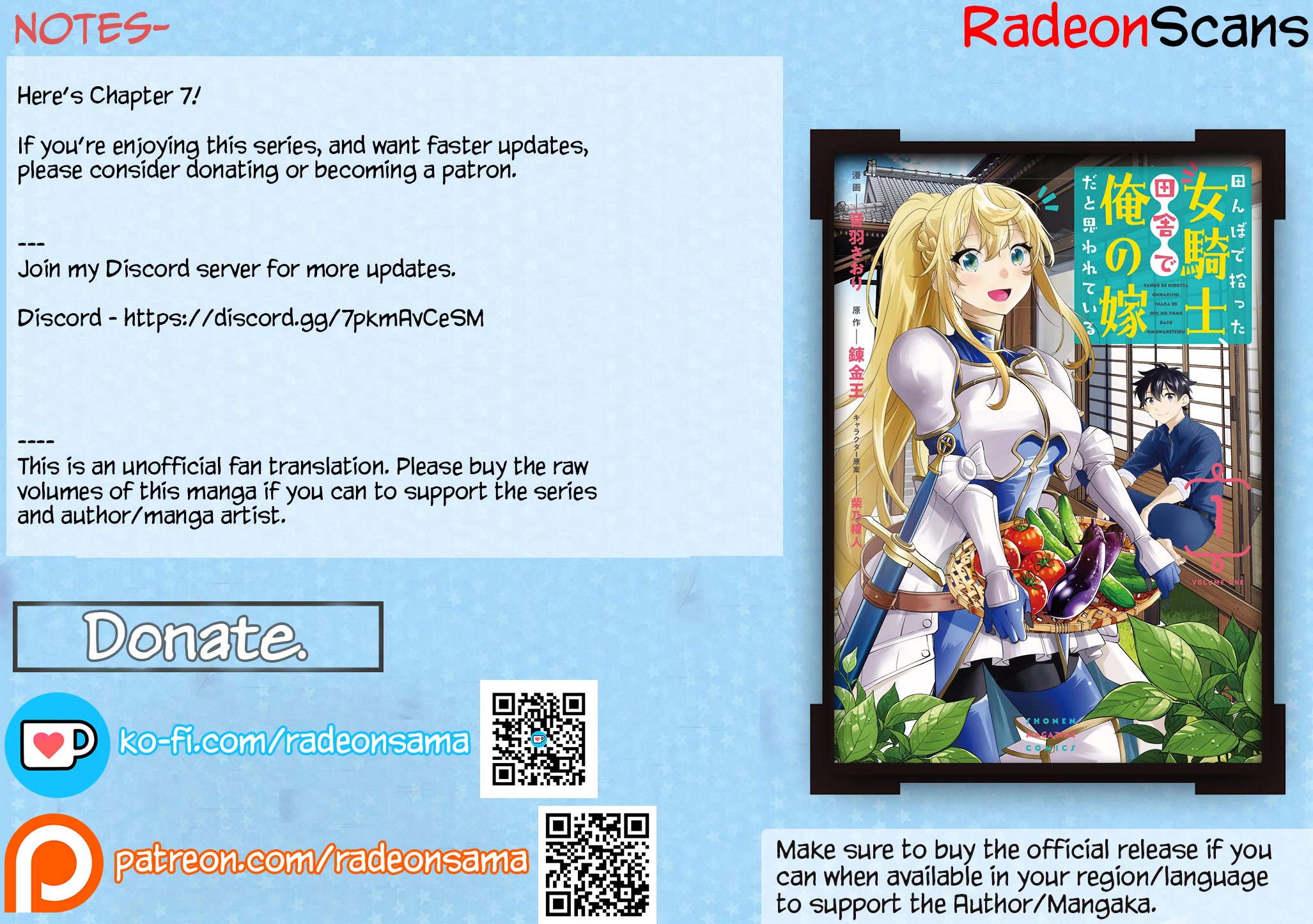 I Found a Female Knight in a Rice Field, in the Countryside They Think She’s My Wife chapter 7 page 18