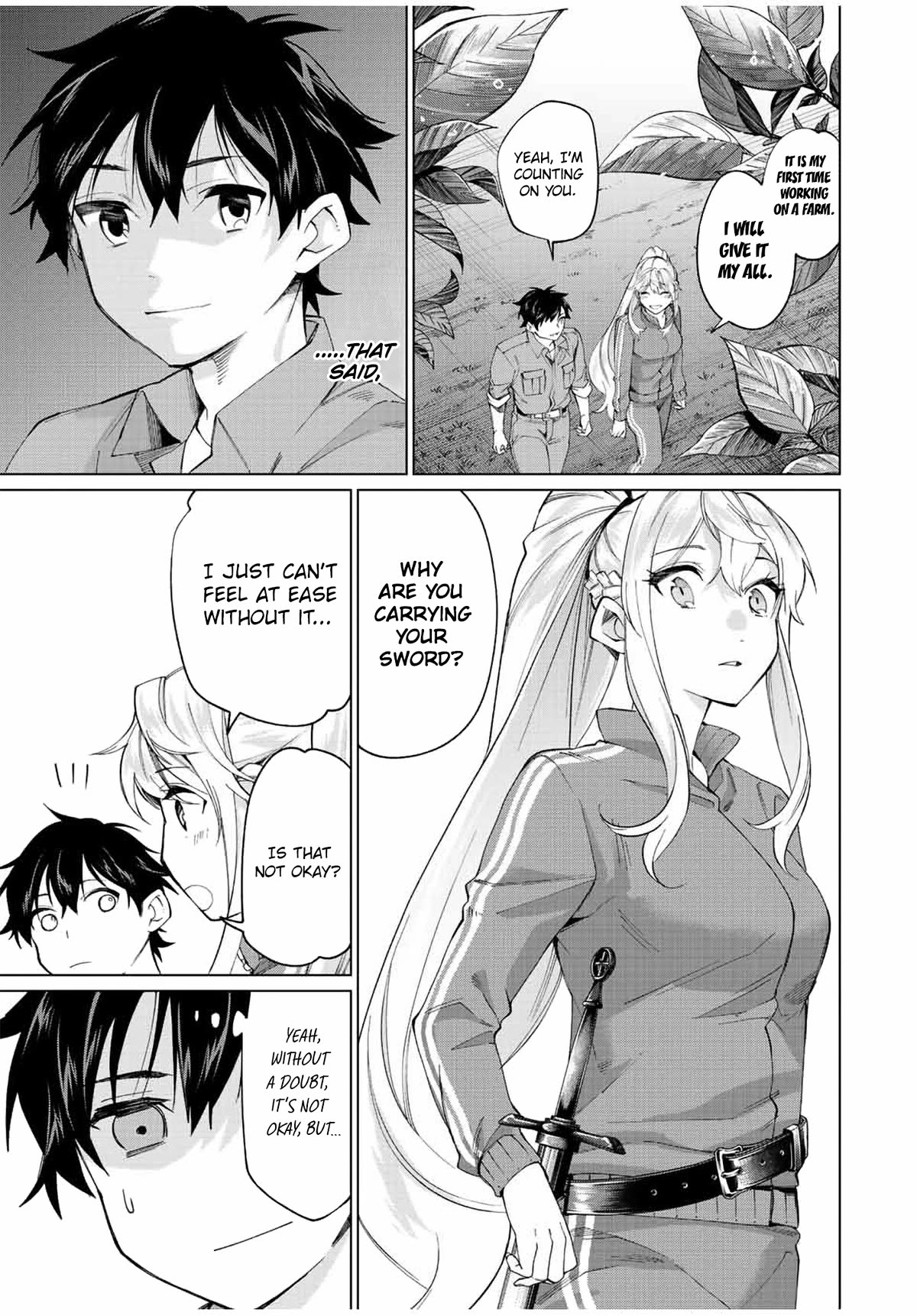 I Found a Female Knight in a Rice Field, in the Countryside They Think She’s My Wife chapter 8 page 3